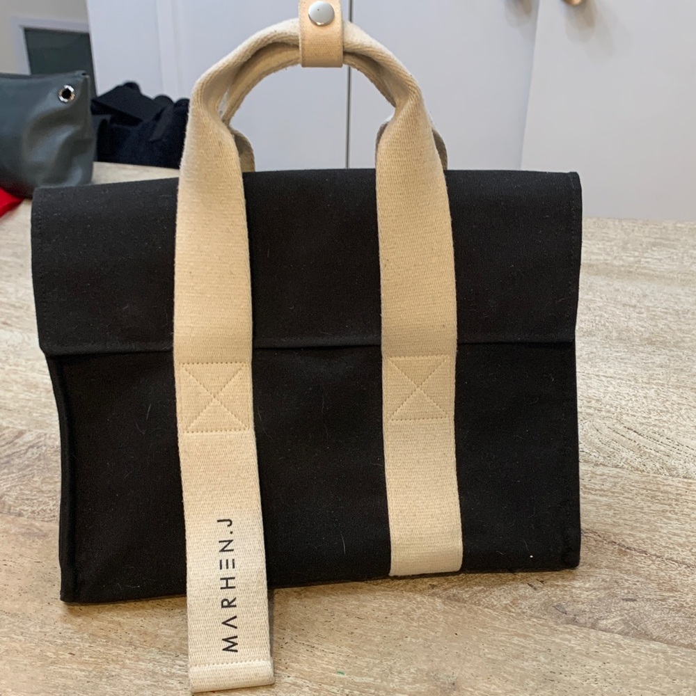 Black and Tan Tote Bag